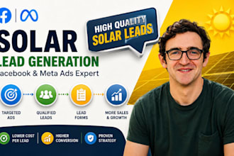 solar facebook ads, solar leads, meta ads, solar lead generation expert services