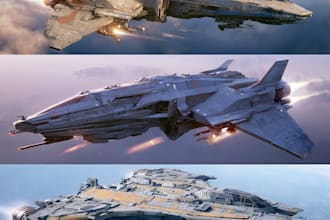 design stunning sci fi spaceships and futuristics spacecrafts concepts