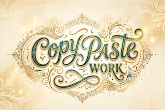 do copy and paste work on fiverr