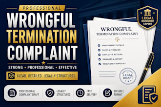 draft your wrongful termination complaint professionally