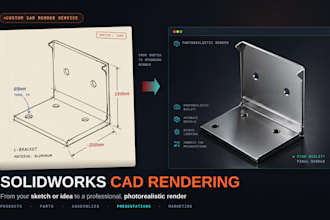 create high quality renders from your cad model