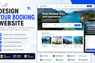 design gondola bookingkit planyo wetravel tourwriter zaui trytn tourplan website