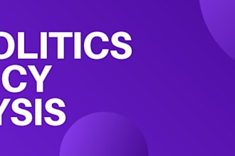 write geopolitical and policy analysis reports