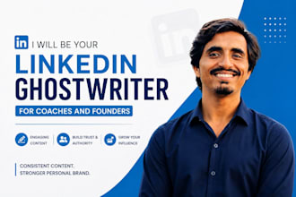 be your linkedin ghostwriter for coaches and founders