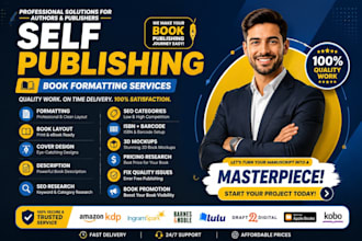 format and publish book on amazon and ingramspark
