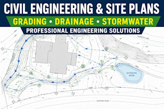 be your engineer permit stormwater drainage site grading plan swppp