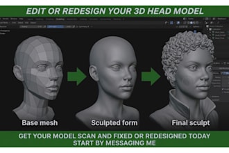 repair fix edit and modify stl file for 3d printing mesh