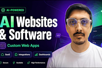 build an ai website or custom ai software application