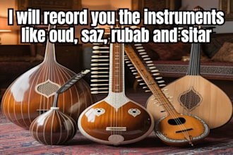 record sitar and other trad instruments like oud, saz, rubab