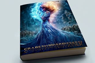 design a custom fantasy book cover design