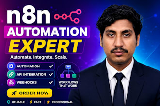 build n8n workflow automation and ai agents for lead generation and CRM