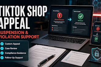 prepare a professional tiktok suspension appeal