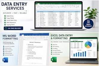 do data entry and ms word formatting professionally