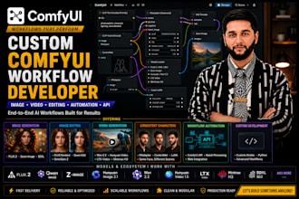 build custom comfyui ai image and video workflows