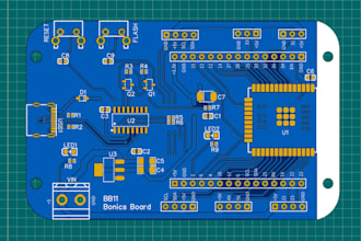 do pcb design, schematic and program esp32