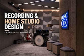 design your recording or home studio with acoustic solutions