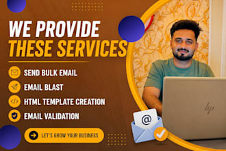 send bulk email blast, email campaign and email marketing