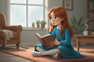 illustrate your children book with expressive storybook artwork
