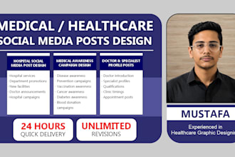 design healthcare social media poster
