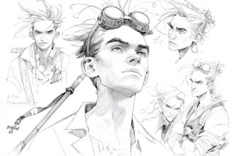 sketch a character or a creature