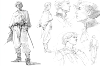 sketch your favorite character