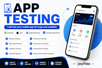 test your mobile app for bugs and usability