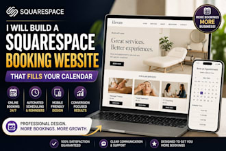 build a squarespace booking website that fills your calendar