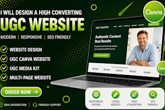 design ugc portfolio ugc portfolio canva website high converting