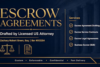 prepare a bulletproof escrow service contract for your business