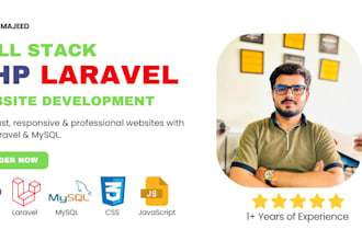 develop a custom PHP laravel website