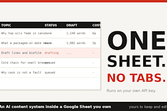 build an ai content automation system in your google sheet, apps script