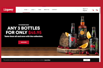 design wine shopify store wine website wine store shopify website