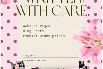 professional website copywriting content