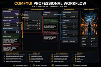 custom comfyui workflows and train loras for ai content