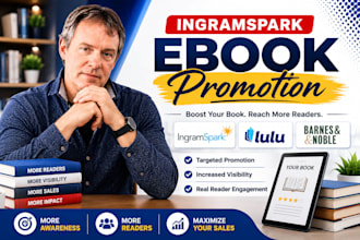 ingramspark ebook promotion lulu barnes and noble boost ingramspark awareness