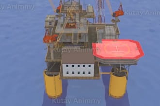 animate your offshore platform, fpso, or subsea pipeline in 3d
