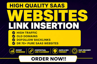 do link insertion on high authority saas websites