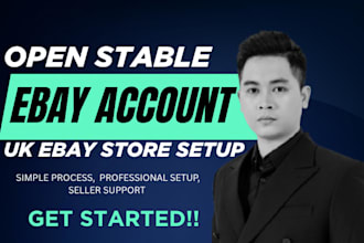 create ebay seller account UK ebay store setup ebay account creation
