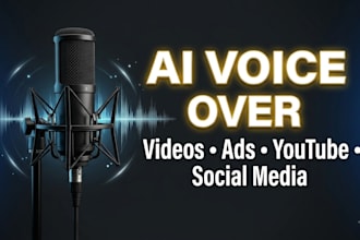 create professional ai voice overs for videos, ads and social media