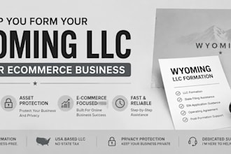 help you form a wyoming llc for your ecommerce business