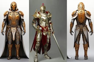 3d cosplay model cosplay wearable anime armor creation props design 3d printing