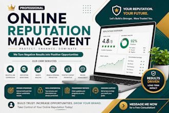 online reputation management, ORM service to suppress negative links reverse seo
