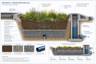 deliver stormwater management plan green infrastructure design lid bioswale