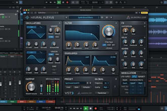 design custom vst audio plugin gui, vst3 interface and music software ui