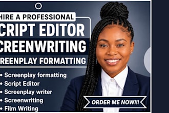 format proofread edit your movie script film script