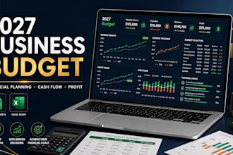 create a 2027 business budget and financial planning spreadsheet