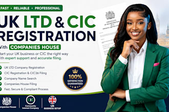do uk ltd company registration and cic registration with companies house