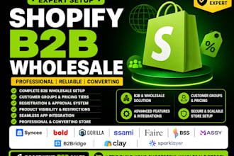 setup shopify syncee bold gorilla sami faire bss massy b2bridge clay sparklayer