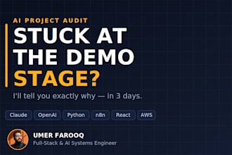 be your ai consultant and audit your ai project develpoment