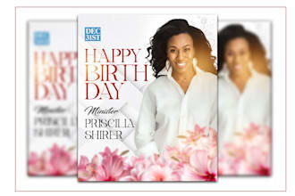 design world class birthday flyer for you within 4 hours